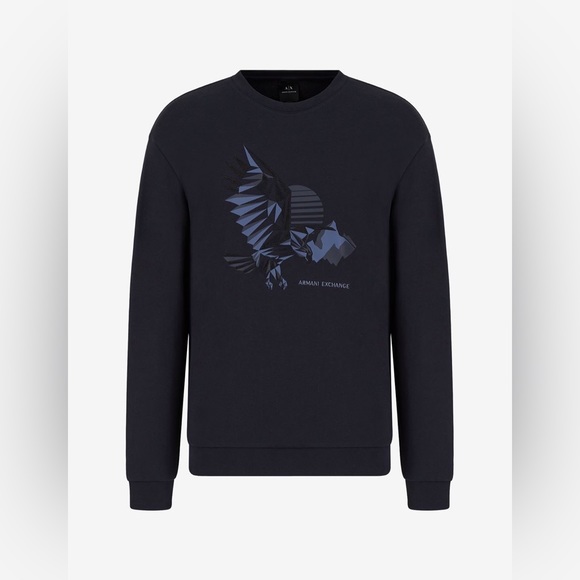 Armani Exchange Eagle Navy Sweatshirts - Picture 3 of 10